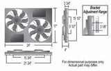 Derale Dual High Output Cooling Fan (MPN: 16833)