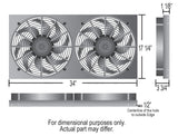 Derale Dual High Output Cooling Fan (MPN: 16843)