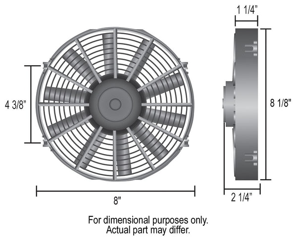 Derale Electric Cooling Fan (MPN: 16908)