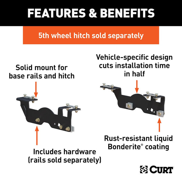 CURT Fifth Wheel Trailer Hitch Mount Kit (MPN: 16911)