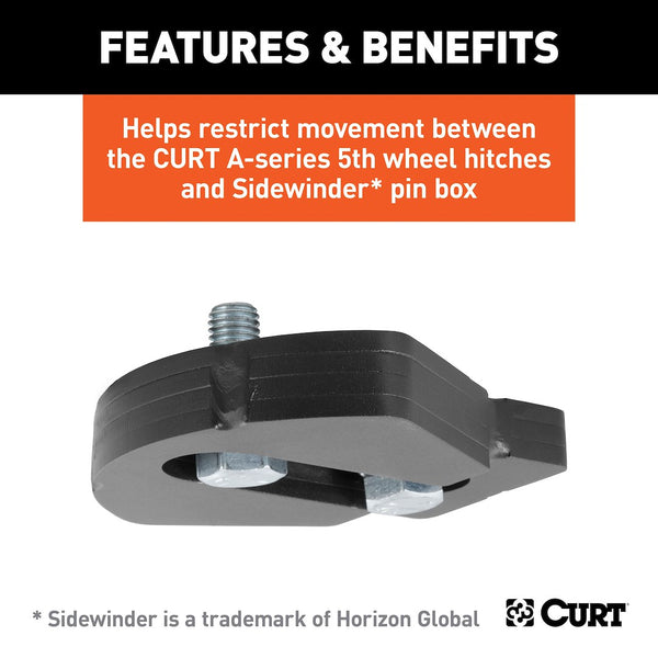 CURT Fifth Wheel Trailer Hitch Pin Box Adapter (MPN: 16992)