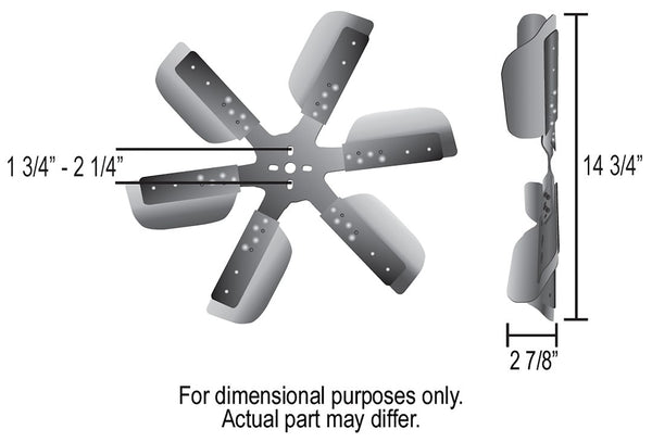 Derale Heavy Duty Flex Fan (MPN: 17015)