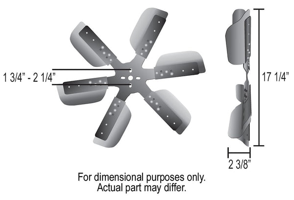 Derale Heavy Duty Flex Fan (MPN: 17017)