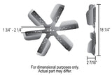 Derale Heavy Duty Flex Fan (MPN: 17018)