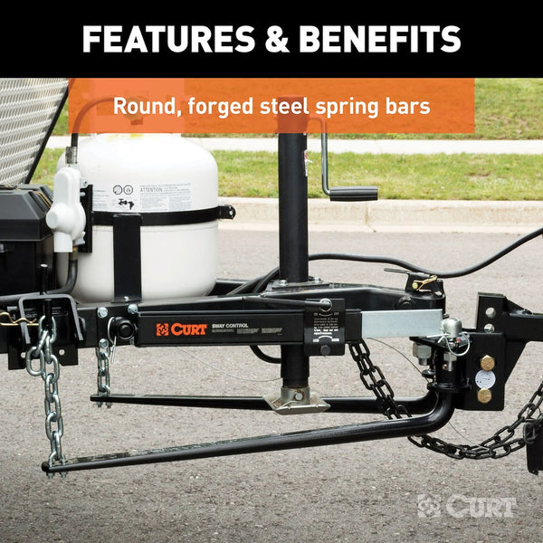 CURT MV Round Bar Weight Distribution Hitch (MPN: 17063)