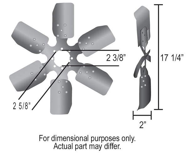 Derale Cooling Fan (MPN: 17117)