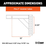 CURT Weight Distribution Hitch Shank (MPN: 17120)
