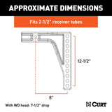 CURT Weight Distribution Hitch Shank (MPN: 17132)