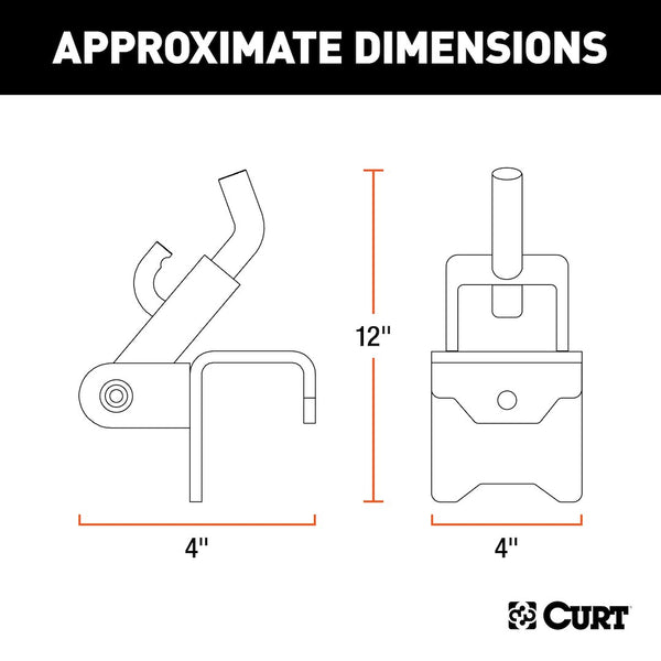 CURT Weight Distribution Hitch Bracket (MPN: 17208)