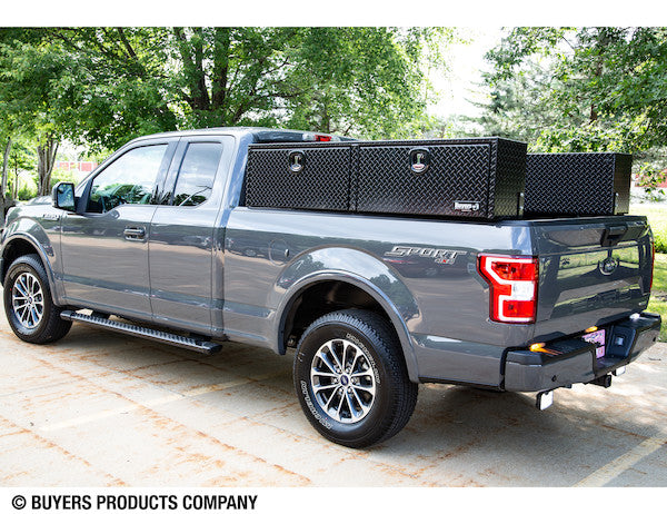 Buyers Products Gloss Black Diamond Tread Aluminum Topsider (MPN: 1721551)