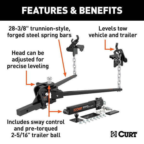 CURT Weight Distribution Hitch (MPN: 17422)