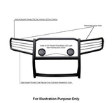 Black Horse Grille Guard Kit (MPN: 17A080202MA-PLFB)