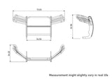 Black Horse Grille Guard Kit (MPN: 17A093904MSS-PLFB)