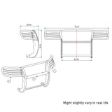 Black Horse Grille Guard Kit (MPN: 17A096400MA-PLFB)