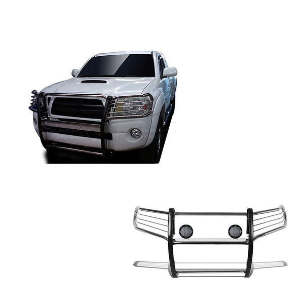 Black Horse Offroad Grille Guard Kit (MPN: 17A096400MSS-PLFB)