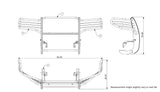 Black Horse Grille Guard Kit (MPN: 17A098900MA-PLFR)