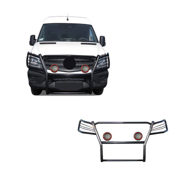 Black Horse Grille Guard Kit (MPN: 17D502MA-PLFR)