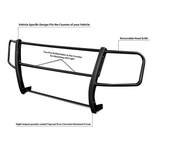 Black Horse Off Road Grille Guard (MPN: 17DOPRMA)
