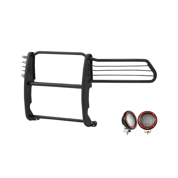 Black Horse Grille Guard Kit (MPN: 17DR01MA-PLFR)