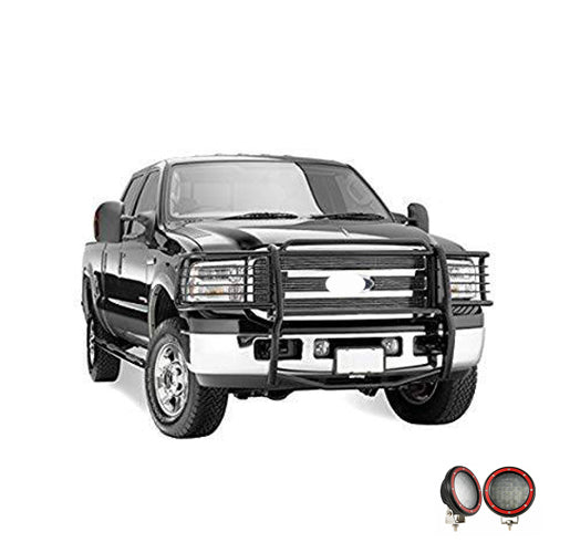 Black Horse Grille Guard Kit (MPN: 17FB23MA-PLFR)