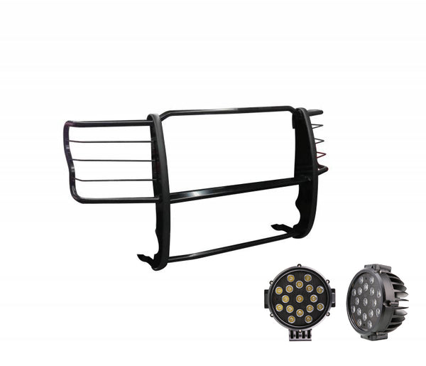 Black Horse Grille Guard Kit (MPN: 17FB28MA-PLB)