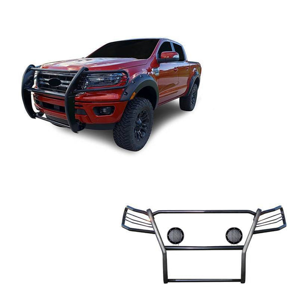 Black Horse Grille Guard Kit (MPN: 17FP10MA-PLFB)