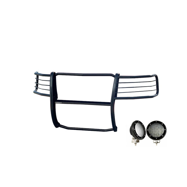 Black Horse Grille Guard Kit (MPN: 17FP28MA-PLFB)