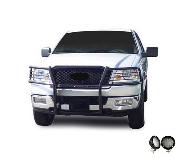 Black Horse Grille Guard Kit (MPN: 17FP28MA-PLFB)
