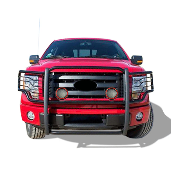 Black Horse Grille Guard Kit (MPN: 17FP30MA-PLFR)