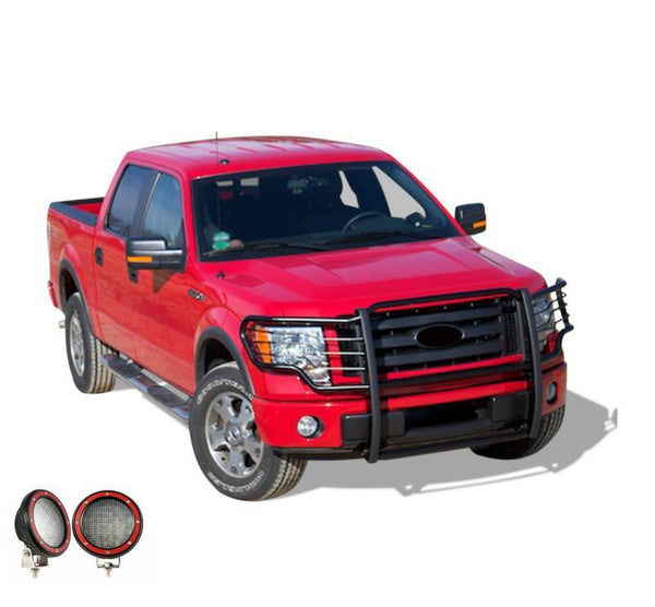 Black Horse Grille Guard Kit (MPN: 17FP30MA-PLFR)