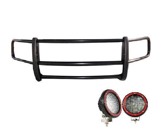 Black Horse Grille Guard Kit (MPN: 17FT20MA-PLFR)
