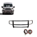 Black Horse Grille Guard Kit (MPN: 17FT20MA-PLFR)