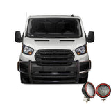 Black Horse Grille Guard Kit (MPN: 17FT20MA-PLFR)