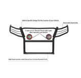 Black Horse Grille Guard Kit (MPN: 17GC15MA-PLFR)