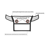 Black Horse Grille Guard Kit (MPN: 17GC15MA-PLFR)