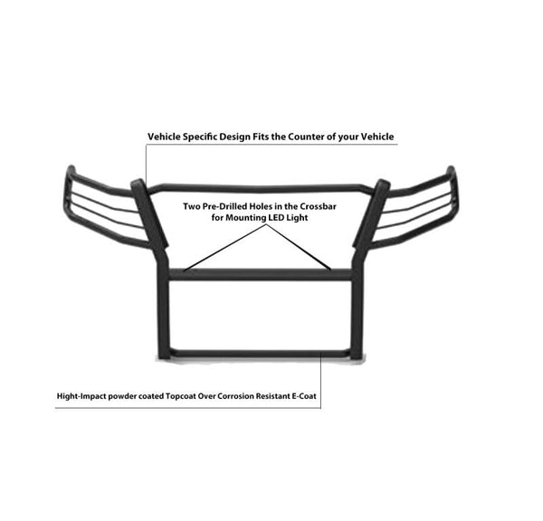 Black Horse Off Road Grille Guard (MPN: 17GC15MA)