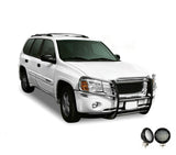 Black Horse Offroad Grille Guard Kit (MPN: 17GD26MSS-PLFB)