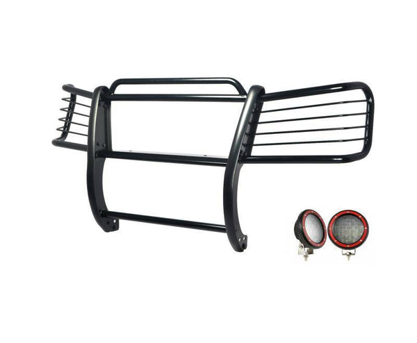 Black Horse Grille Guard Kit (MPN: 17GK26MA-PLFR)