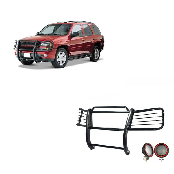 Black Horse Grille Guard Kit (MPN: 17GK26MA-PLFR)