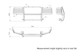 Black Horse Grille Guard Kit (MPN: 17GT23MA-PLFB)