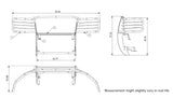 Black Horse Grille Guard Kit (MPN: 17GT26MA-PLFB)