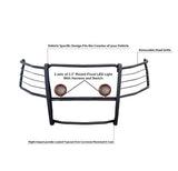 Black Horse Grille Guard Kit (MPN: 17GT29MA-PLFR)