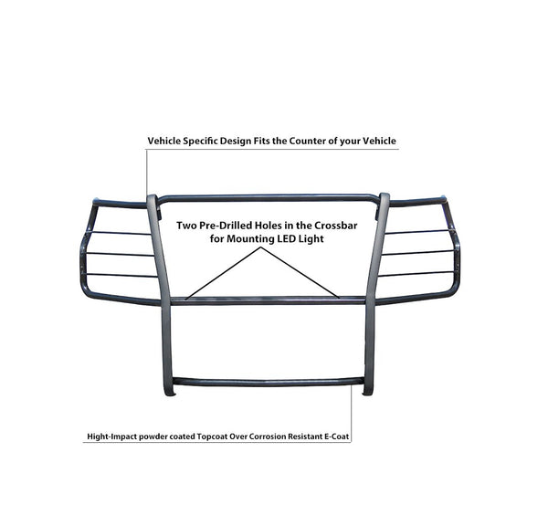 Black Horse Offroad Grille Guard (MPN: 17GT30MA)