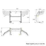 Black Horse Grille Guard Kit (MPN: 17H151402MA-PLFR)