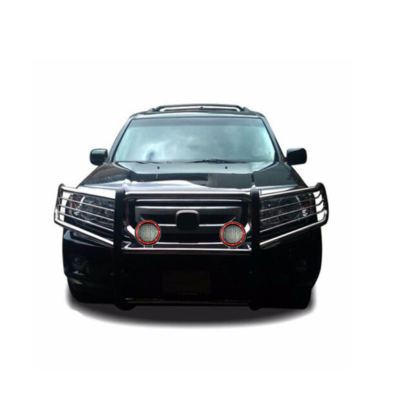 Black Horse Grille Guard Kit (MPN: 17H151402MSS-PLFR)