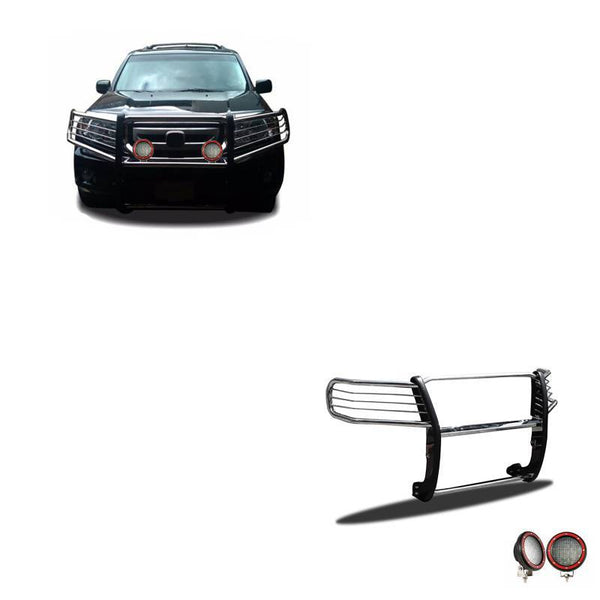 Black Horse Grille Guard Kit (MPN: 17H151402MSS-PLFR)
