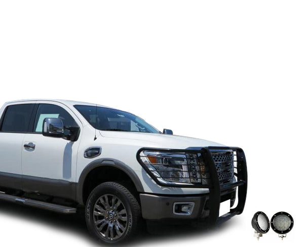 Black Horse Grille Guard Kit (MPN: 17NR27MA-PLFB)