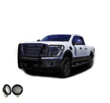 Black Horse Grille Guard Kit (MPN: 17NR28MA-PLFB)
