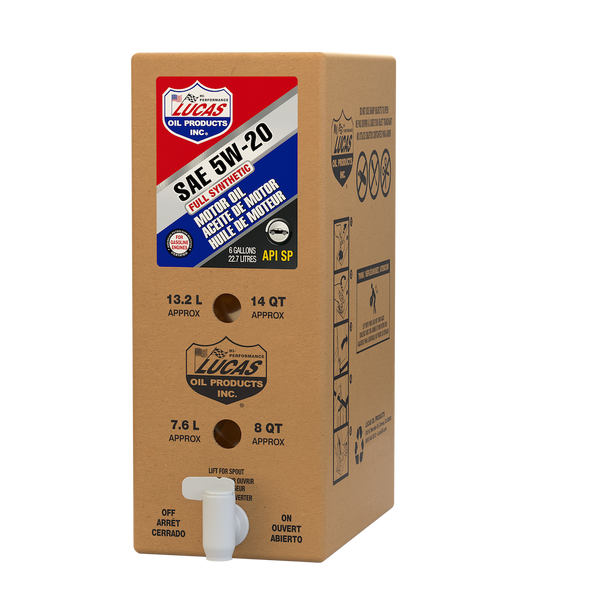 Lucas Oil Synthetic 5W-20 Bag In Box (MPN: 18004)