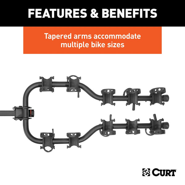 CURT Bike Rack 2 Inch Receiver Hitch Mount (MPN: 18065)